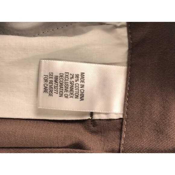 ELLE Paris Brown Casual Cotton Summer Mid Rise Shorts Size 2 Women’s NWT - Picture 12 of 15